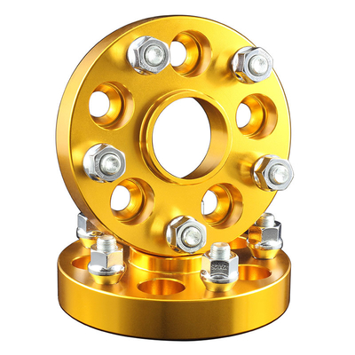 5x100 aan 5x114.3 Gesmede Centric het Wieladapter van de Aluminiumhub voor de Gouden Kleur van SUBARU