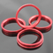 Anodiseer de Rode Centric Ringen OD73.0 ID63.4 van de Aluminiumhub voor Mazda Volvo